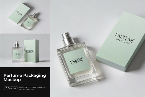 Download Perfume Packaging Mockup - Packaging mockup Collection