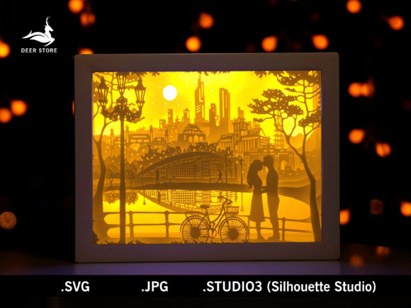 Download Valentine Paper Cut Light Box Template - Paper cut light box Collection