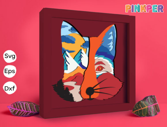 Download Fox Paper Cut Light Box - Paper cut light box Collection