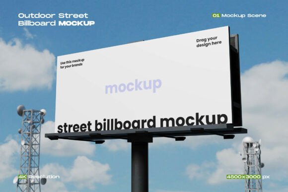 Download Outdoor Street Billboard Mockup - Billboard mockup Collection