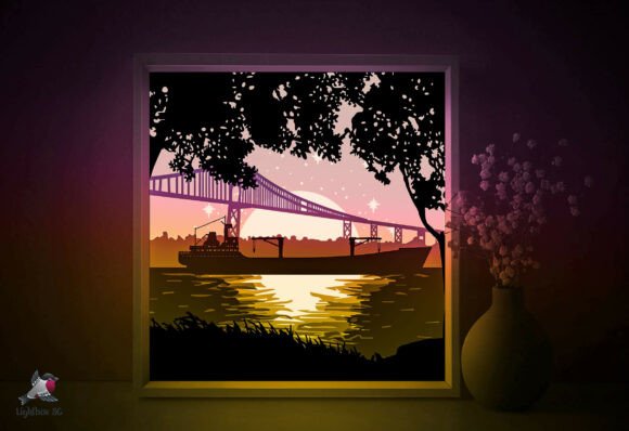 Download Bridge Papercut Lightbox Template - Papercut lightbox template Collection