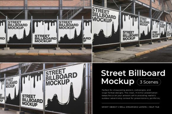 Download Street Billboard Mockup - Premium Resources