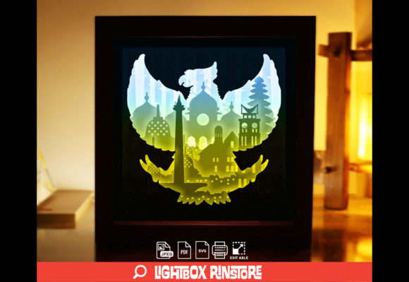 Download Indonesia 3D Paper Cut Light Box - Paper cut light box Collection
