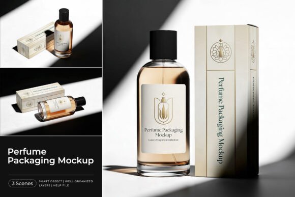 Download Perfume Packaging Mockup - Packaging mockup Collection